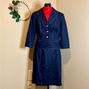 SUIT 2-Piece Blue/Black